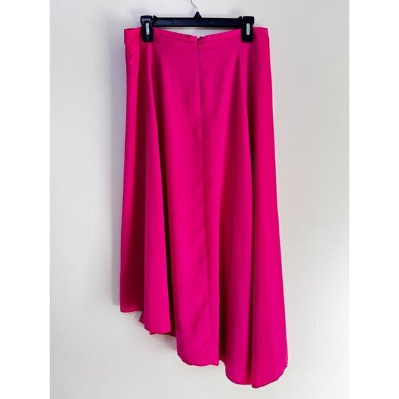ASOS maxi asymmetrical pink skirt size 12 new - Picture 3 of 4